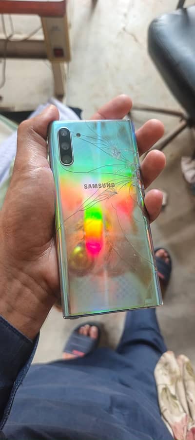 Samsung Mobile Note 10 Plus pannal kharab hi baki all OK h 03706725125