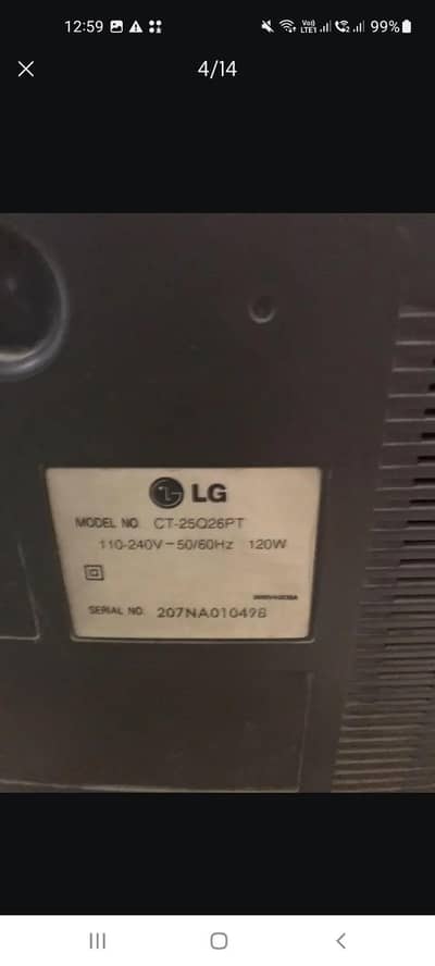 LG TV havy