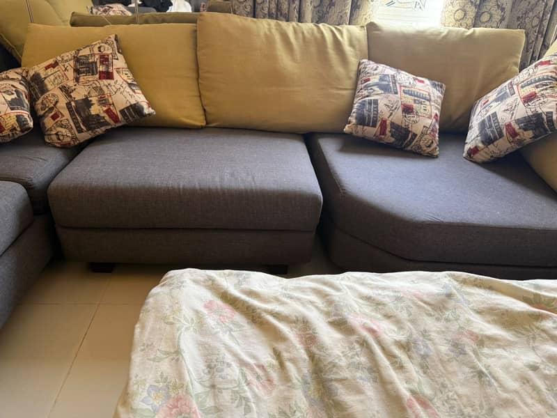 L shape sofa 1