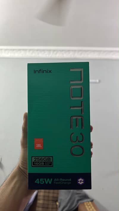 Infinix Note 30 | 16gb Ram | 256gb memory | with charger and box