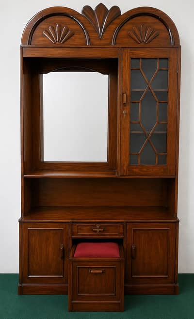 Bedroom set / Bed + Dressing table + Crockery cabinet