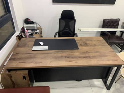 Wooden executive table