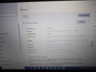 Dell Latitude E6440 laptop Core i7 4th Gen 8gb ram 160 ssd 500gb hard