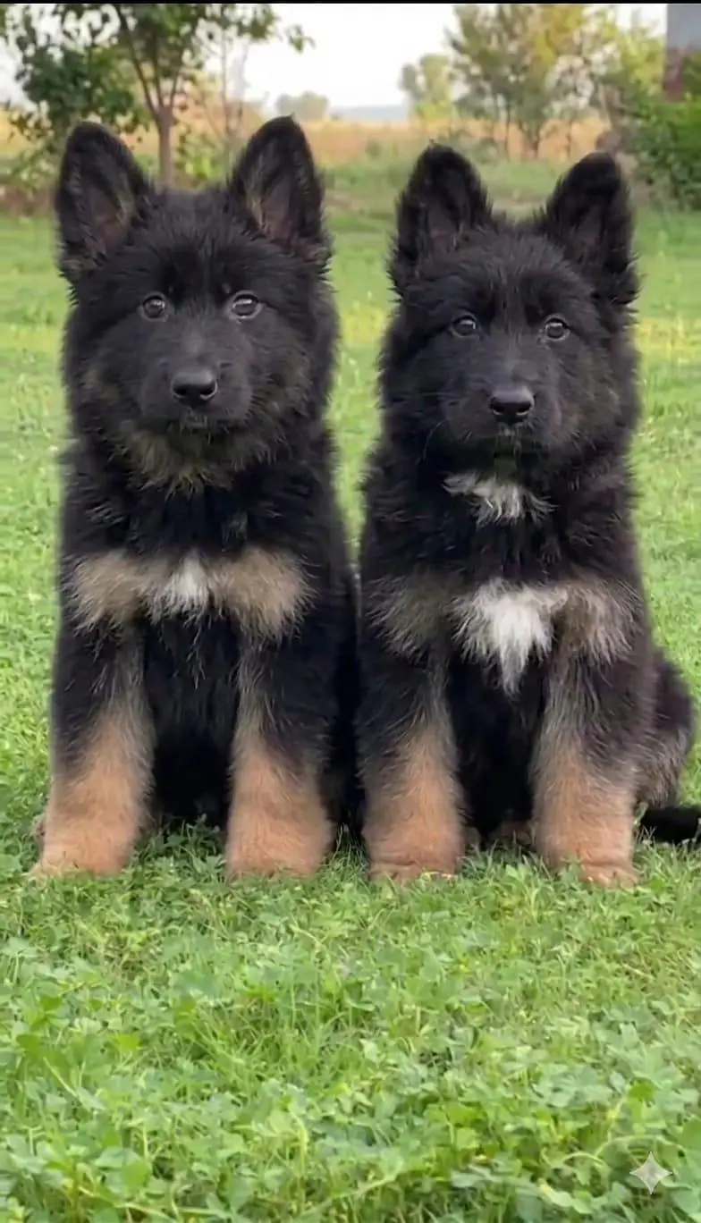 German Shepard proper long coat pair available — photo 2