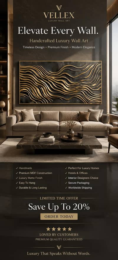 Luxury Wall Frame - Handmade
