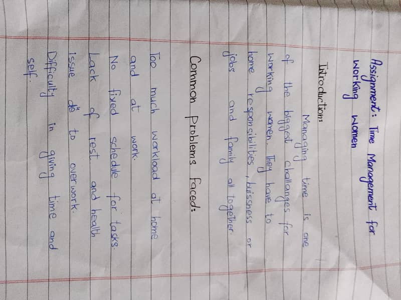 hand writing assignment 0
