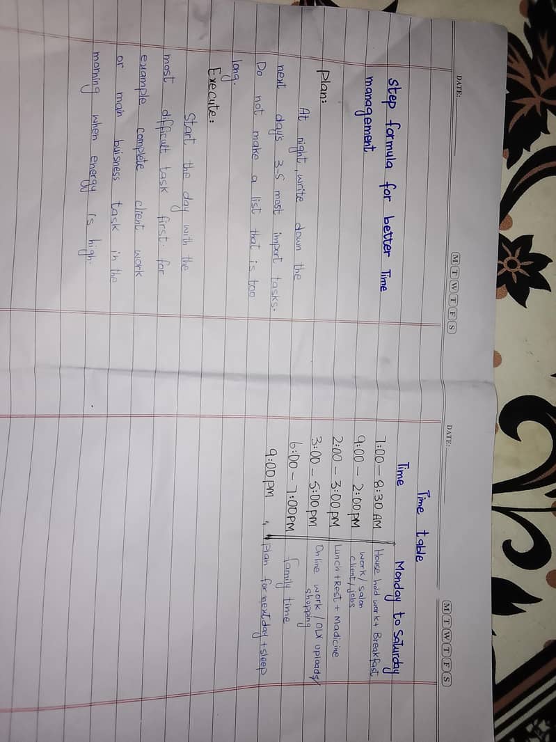 hand writing assignment 1
