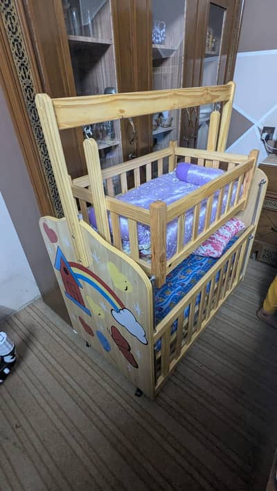 Baby Cot || wooden cot || doly jhula || wooden furniture||