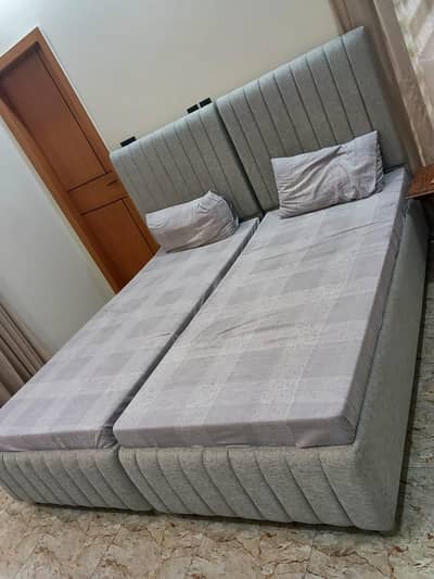 2 x single beds slightly used