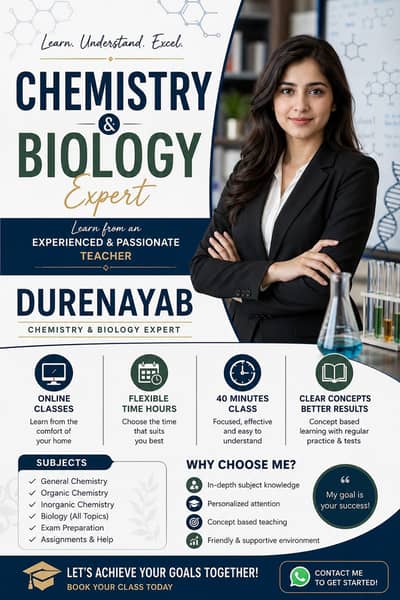Chemistry And Biology Expert