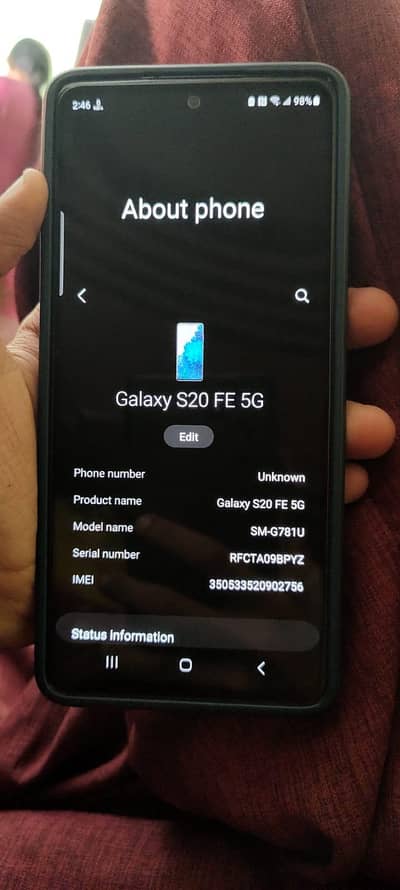 Samsung Mobile S20 FE