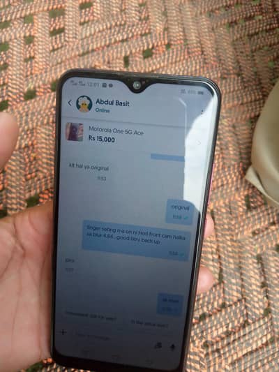 Vivo Y15.4gb 64gb only set