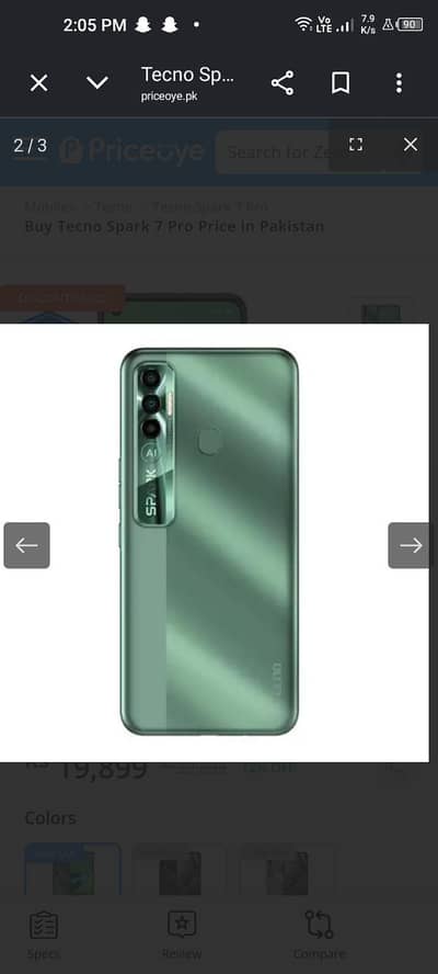 Tecno spark 7 pro