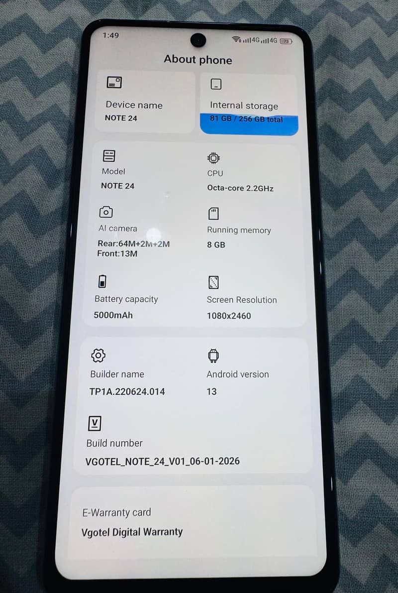 VGO TEL Note 24 8
