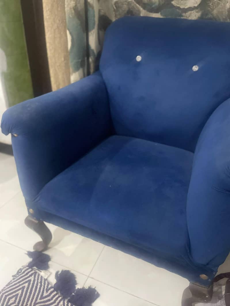 solid wood 5 seater sofa set 0