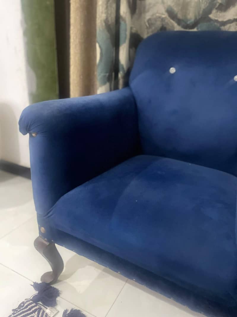 solid wood 5 seater sofa set 1