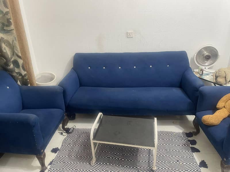 solid wood 5 seater sofa set 2