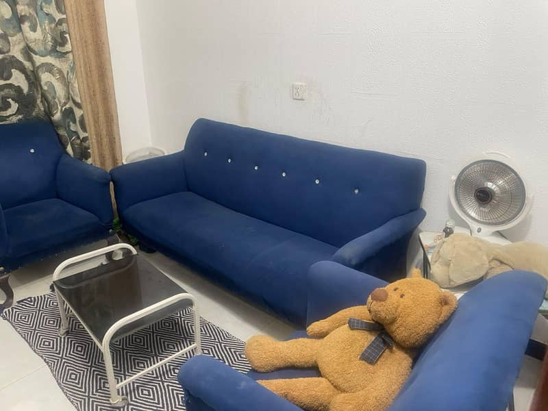 solid wood 5 seater sofa set 5