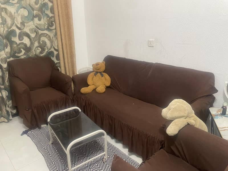solid wood 5 seater sofa set 7