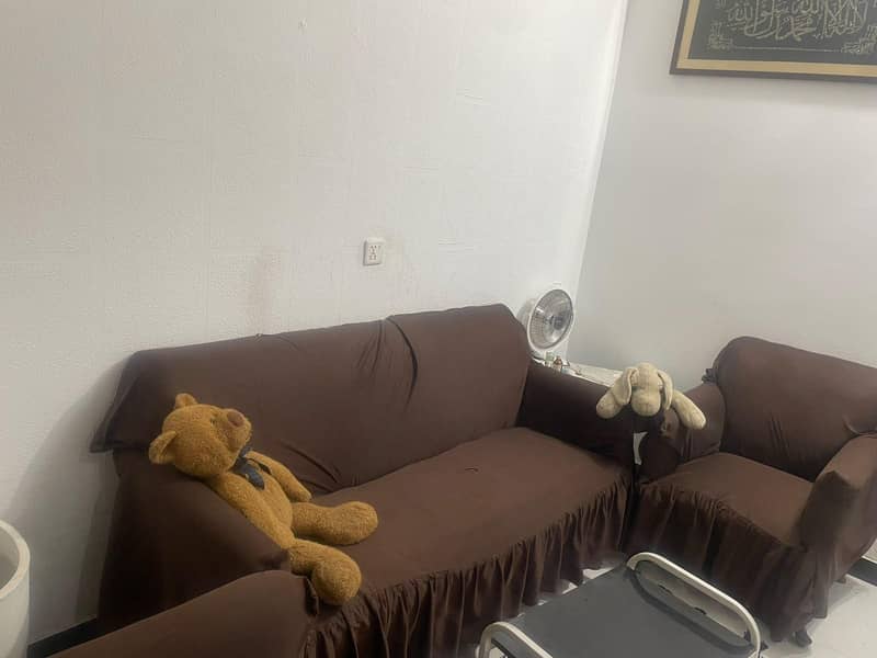 solid wood 5 seater sofa set 8