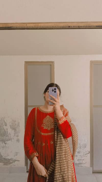 long red frock
