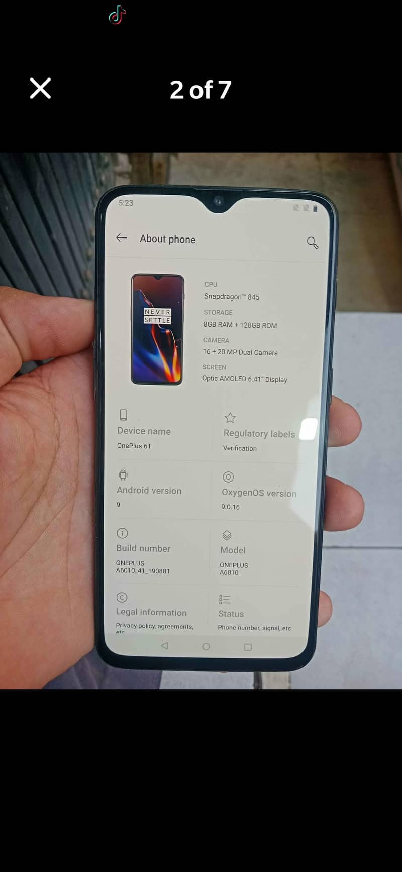 One Plus 6T 1