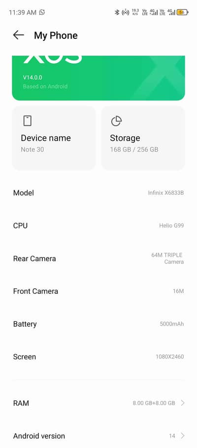 Infinix Note 30