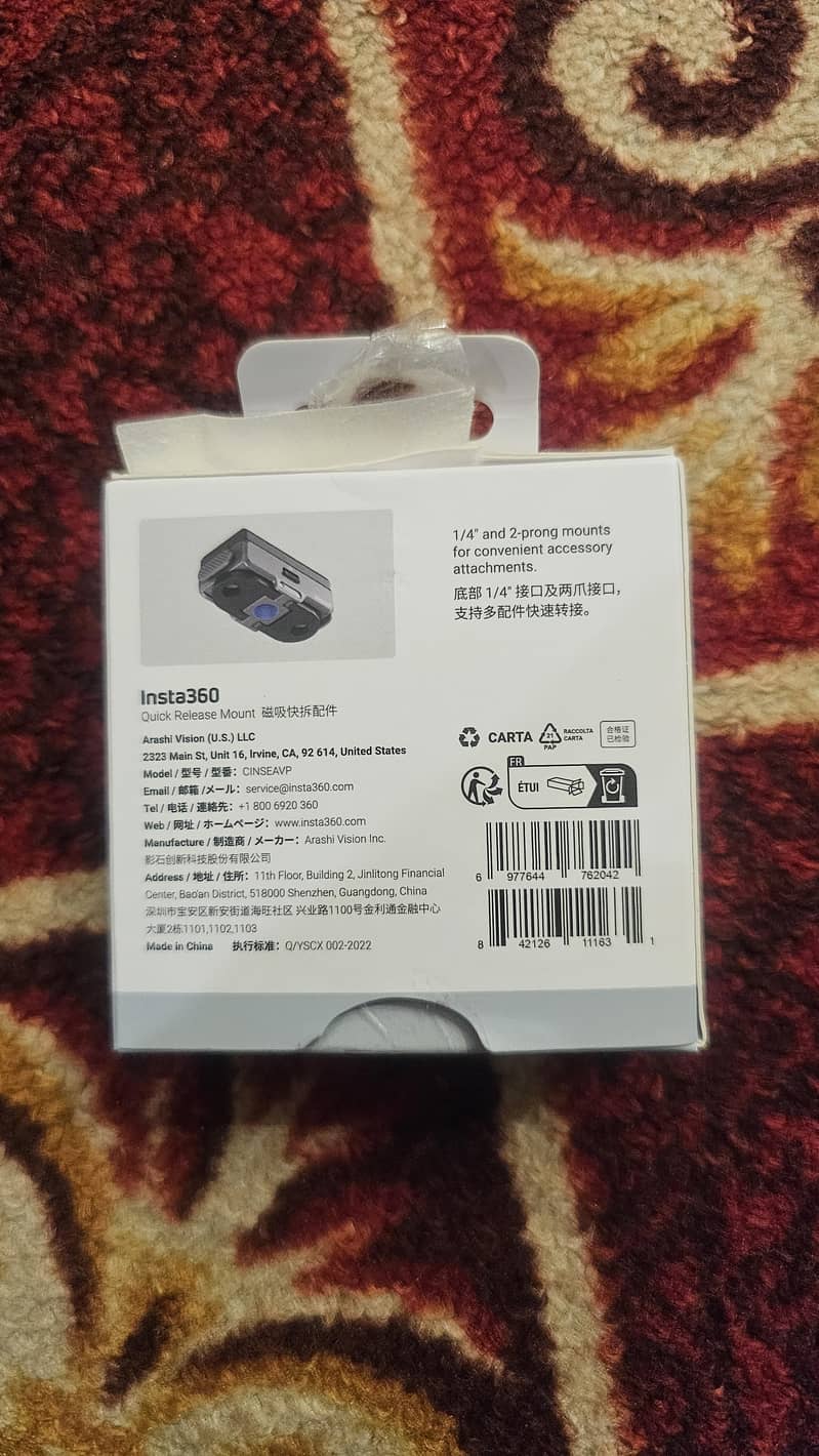 Insta360 Quick Release Mount 1