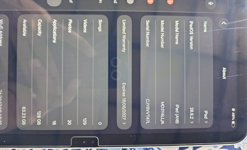 ipad A16 2