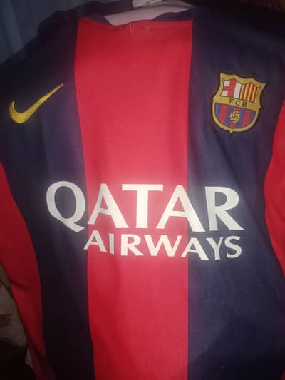 Barcelona 2014-2015 home kit. by original logos. medium and large size.