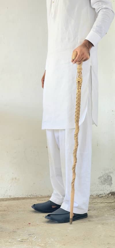 Pure hand made walking stick