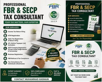 Professional FBR & SECP Tax Consultant