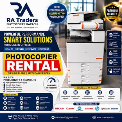 Photocopier for Rent & Sale in Karachi | Ricoh Canon Xerox Machines
