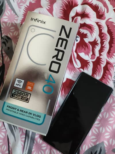 Infinix Zero 40 (16GB/ 256GB) PTA Approved.