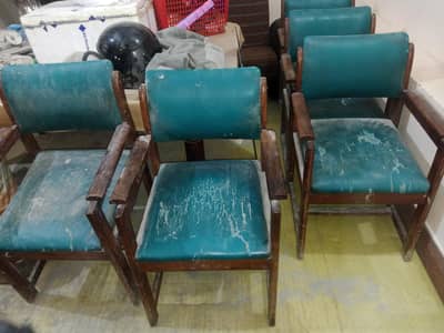 solid wood chairs . strong structure