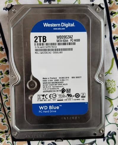 2tb WD blue Hdd 100 health Hard disk