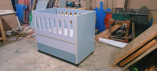 Baby Court Bed , New Born Baby Bed , Baby Court With Stoarge