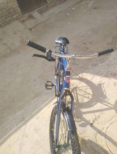Used blue cycle