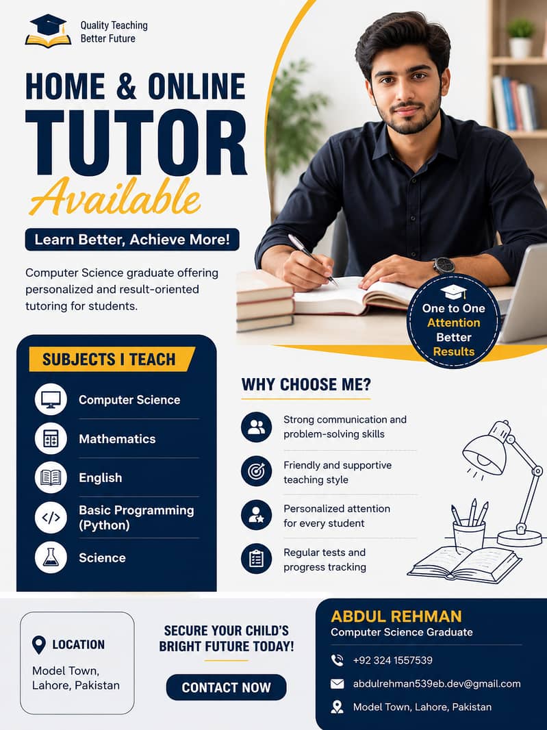 HOME TUTOR AVAILABLE 0