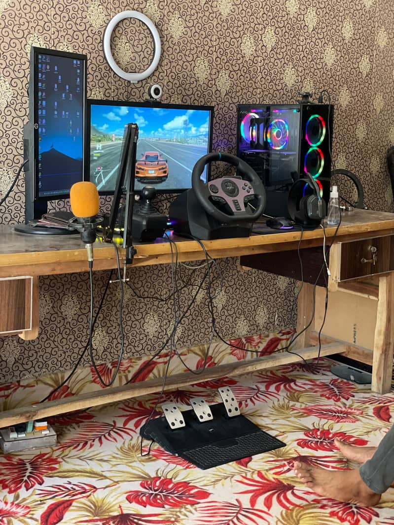 Gaming Steering Wheel Controller - Complete Setup 1