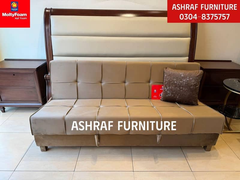 Sofa cum bed/Double cumbed/LShape/Combed/Double bed/bed set/Moltyfoam 17