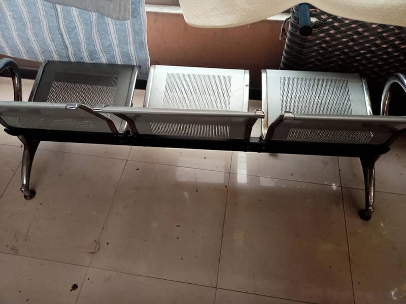 3 Seater Waiting Sofa 3