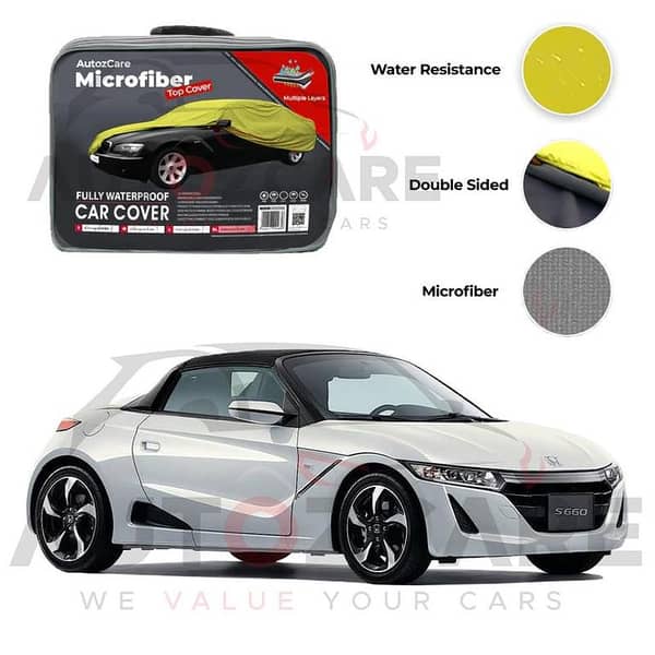 Honda S660 Microfiber Car Top Cover - Model 2015-2022