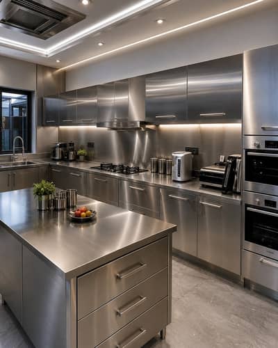 Domestic Stainless Steel Kitchen/Modular Kitchen Manufacturer Pakistan