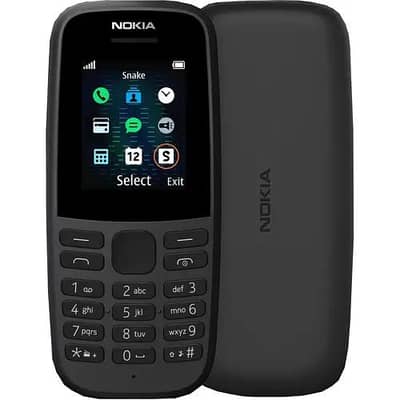 Nokia 105| Dual SIM | Black colour | Both SIMs Working