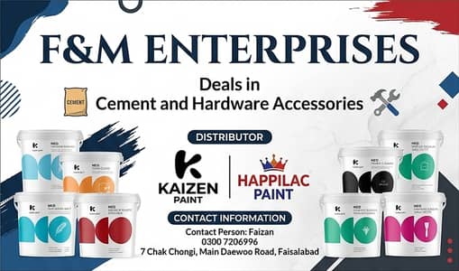 Kaizen / Happilac Paint best Wholesale Prices | Cement & Hardware