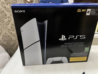 PS 5 slim digital edition 1 tb slightly used 10/10