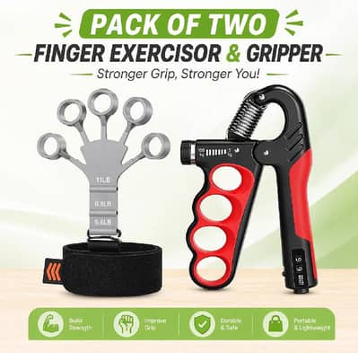 Buy a hand gripper and get 1 finger gripper free