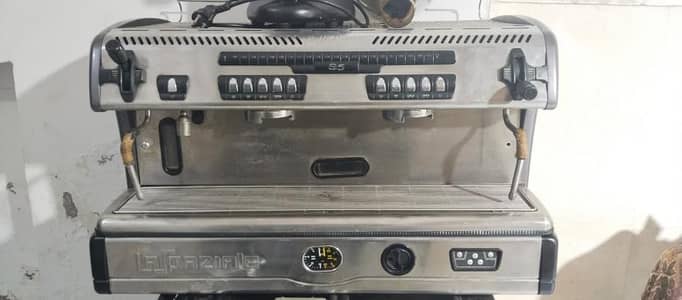 The La Spaziale S5 And coffee grinder