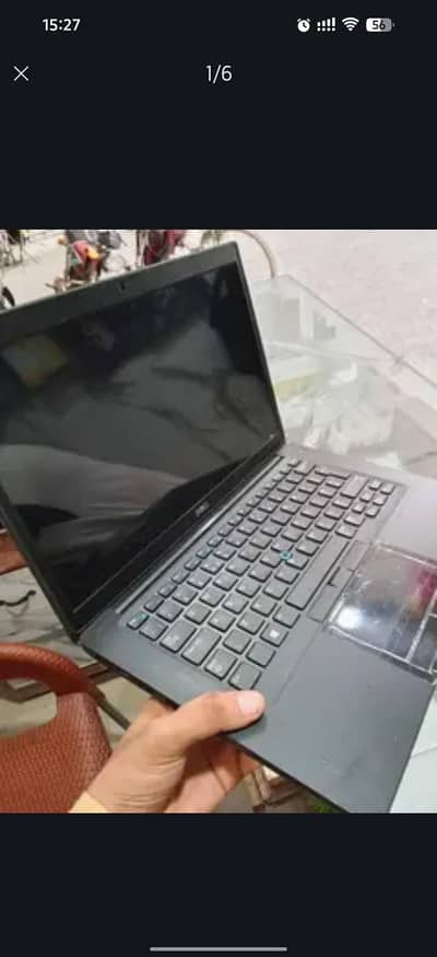 i5 6th gen Dell latitude 7480 16/256 black colour 10/10 laptop